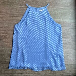 Flowy Satin Striped Tank Top